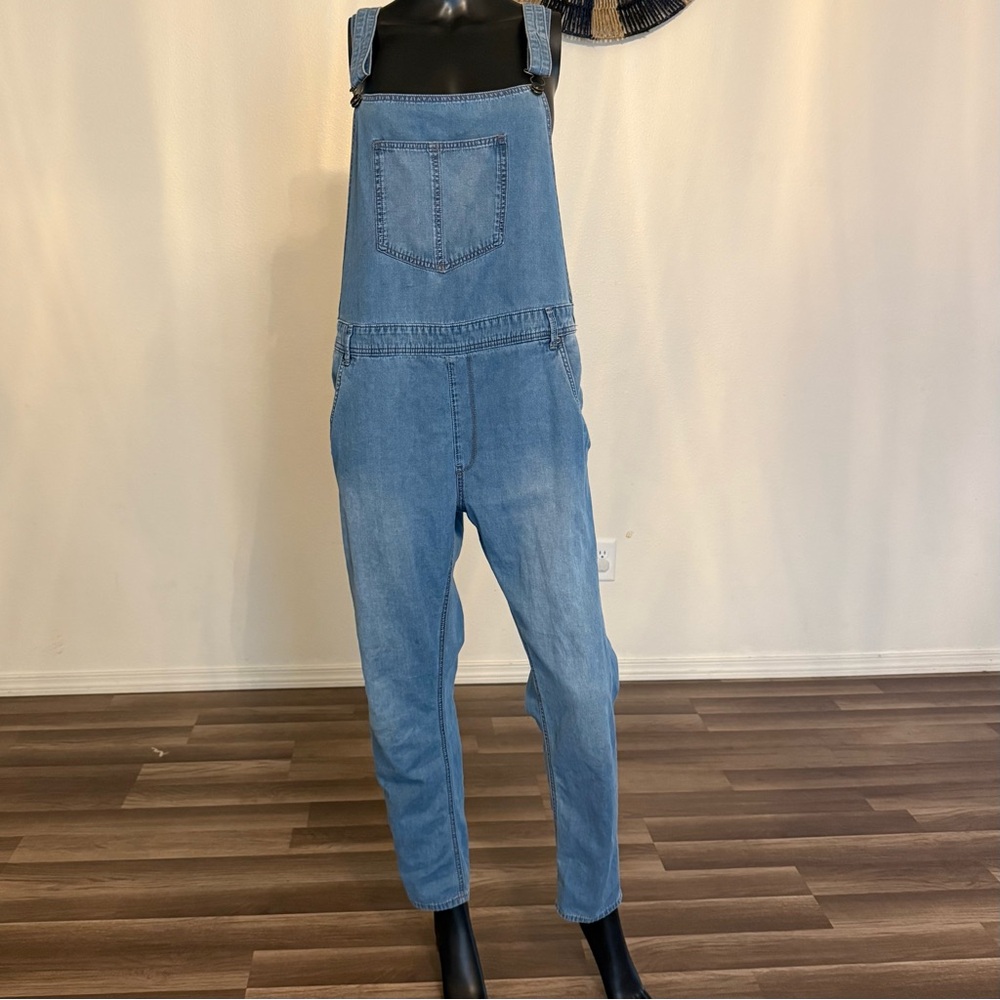 Roxy Light Blue Denim Overalls
